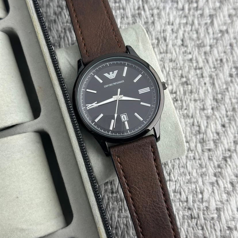 Timeless elegance, signed by Emporio Armani.