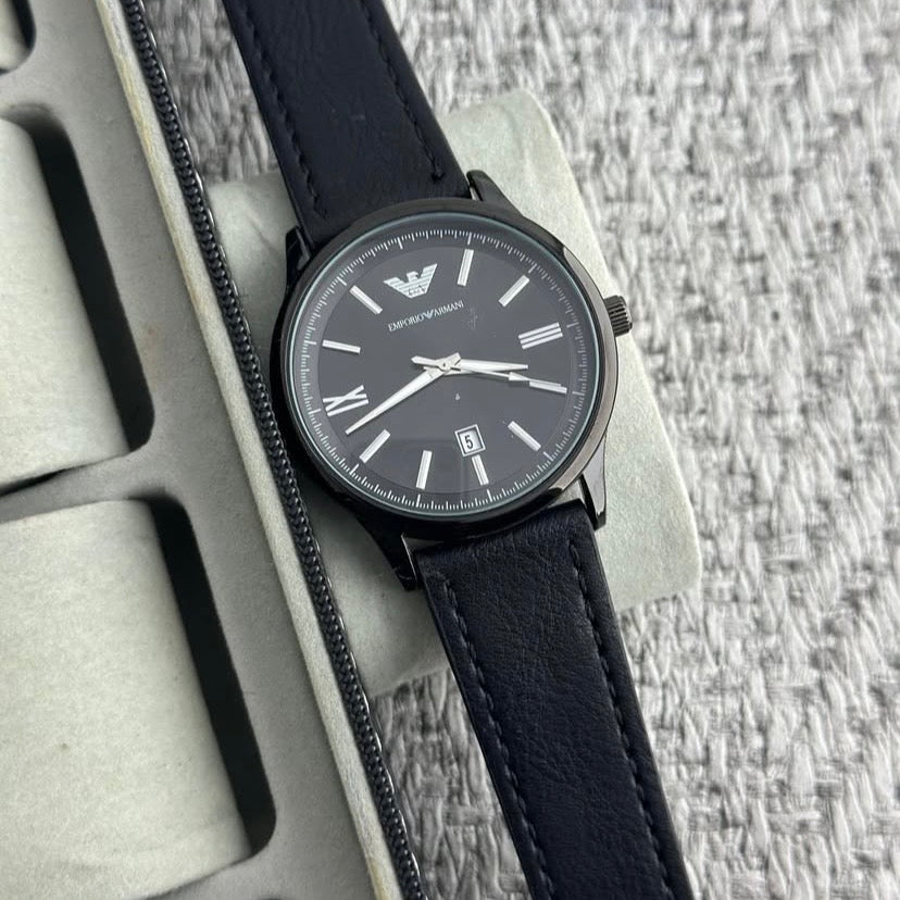 Timeless elegance, signed by Emporio Armani.